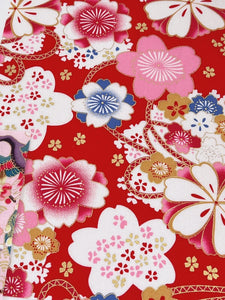 5x Craft Japanese Pattern Fabric Cloth Pieces Sewing Patchwork Wrap Material