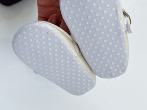 Baby Boy White Brown Black Wedding Formal Party Synthetic leather Soft Shoes