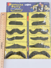 Women Men Kid King Pirate Self adhesive Fake False Mustache Beard Party Costume