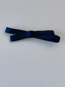 1x Women Girl School Color Bow grosgrain Ribbon Lace Alligator Hair Clip Pin