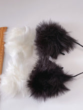 Women Girl Fluffy Fur Cat Kitty fox Bear Costume Ear Party Hair head band Hoop