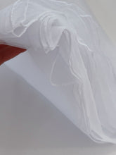 Women White Or Black Bride Wedding Simple Raw Lace Head Hair Veil Without COMB