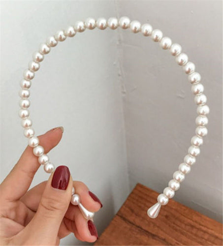 Women Girl Chic Pearl Party Hair head band headband Hoop Classic Design