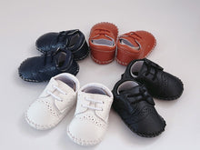 Baby Boy Kid White Navy Black Wedding Formal Party Synthetic leather Soft Shoes