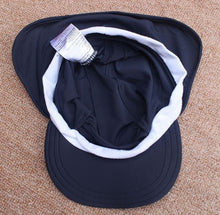 Children Boy Navy Outdoor neck cover Sun protect camp Swimming swim Cap Hat