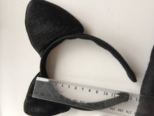 Lady Girl Boy Kids Cat Kitty Costume Ear Tail bowtie Party Hair head band 3 set