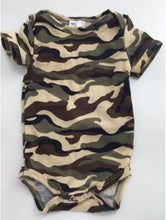 Boy Kid Baby Army Military Party Cotton Camouflage Green Camo Romper Bodysuit