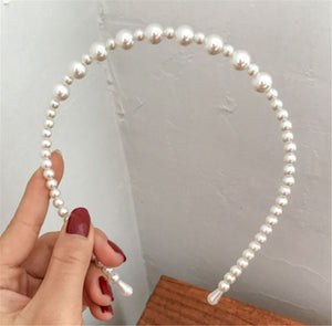 Women Girl Chic Pearl Party Hair head band headband Hoop