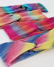 Women Cross Rainbow Colorful 70' 80' Bandana Turban Hair Wrap Head band headband