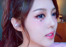 Women Glitter Heart Star Face Eye shadow Nail sequins Festival Tattoo makeup pot