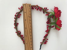 Women Girls Flower Vine Boho Woodland Rustic Wedding hair headband band hoop