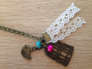 Women Girls Sweet Retro Vintage Fancy ZAKKA Bohemian Chain Necklace Pendant