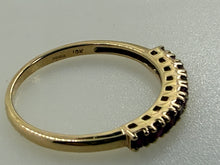 Gemporia Ruby Half Eternity Ring 9ct Gold Size Q