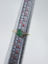 TGGC Emerald Ring 9ct Gold Size N 1/2