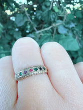 Vintage 9ct Gold Dearest Acrostic Ring Size L
