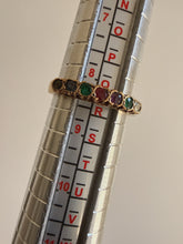 Vintage 1979 London 9ct Gold DEAREST Acrostic Ring Size Q1/2