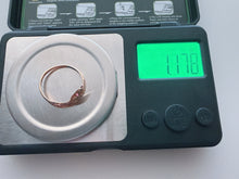 Vintage 1988 9ct Gold Ruby Eye Snake Serpent Ring Size N 1/2