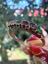 Vintage 1979 London 9ct Gold DEAREST Acrostic Ring Size Q1/2