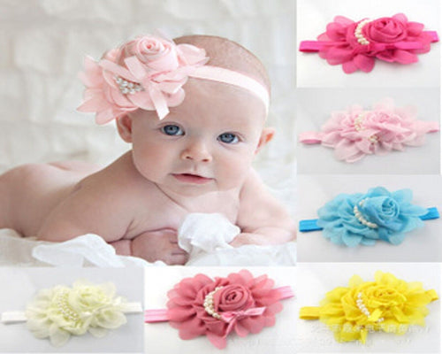 Baby Toddler Chiffon Flower Headband