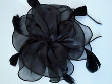 Black Melbourne Cup Hat headband