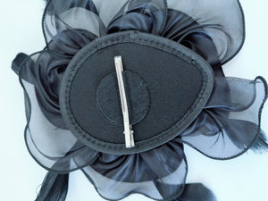 Black Melbourne Hat Clip Back