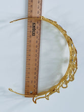 Blue Crystal Tiara Measurement