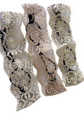 Bohemian Retro Embroidered Lace Elastic Hair Wrap Headband for Women