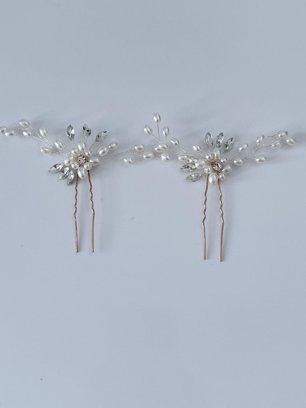 2PC Bridal Hair U Pins - Perfect Bridal Accessory Gold