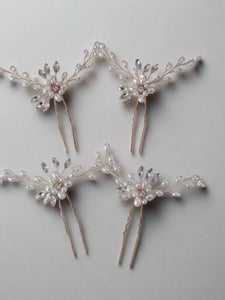 2PC Bridal Hair U Pins - Perfect Bridal Accessory