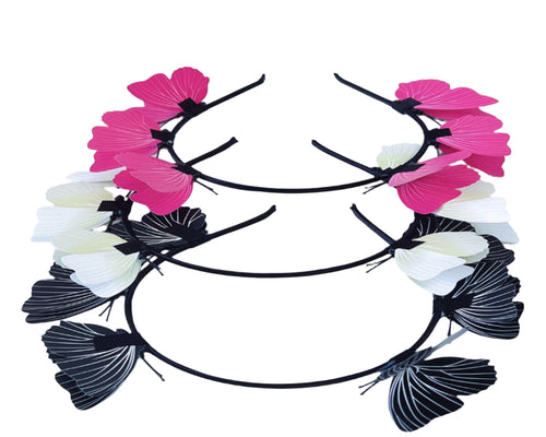 Women Girls Fairy Party Butterfly Hair Band Headband Tiara Hoop Fascinator