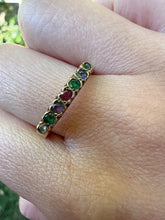Vintage 1979 London 9ct Gold DEAREST Acrostic Ring Size Q1/2