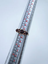 Vintage 9ct Gold Garnet Ring Size P Birmingham 1993