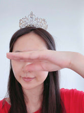 Gold Crystal Small Tiara – Elegant Royal Round Crown