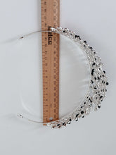 Women Gothic Black and Red Crystal Tiara - Elegant Tiara for Weddings & Events