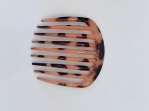 Light Leopard hair combs perfect for updo and retro hairstyles