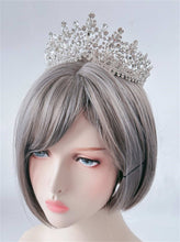 Elegant Silver Bridal Tiara Crown White Crystal Rhinestone Wedding & Prom Accessory - Elegant Tiara for Weddings & Events