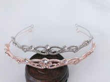 Main Rose Gold Silver Tiara