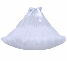 White Petticoat Skirt – Fluffy Tulle Crinoline Underskirt
