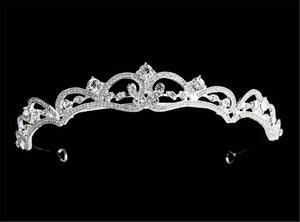 Rose Silver Simple Tiara