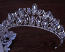 Luxury Silver Ice Queen Crystal Crown - Regal Wedding, Gala, and Special Event Tiara