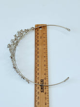Silver Floral Crystal Tiara – Elegant Wedding & Bridal Crown