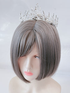 Silver crystal ice queen crown