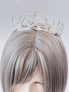 Silver ice queen tiara