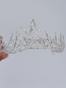 Silver ice Queen crown