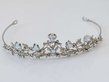 Silver Floral Crystal Tiara – Elegant Wedding & Bridal Crown