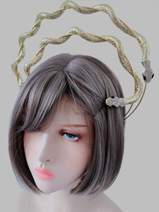 Gothic Snake Halo Tiara for Women - Elegant Tiara for Weddings & Events