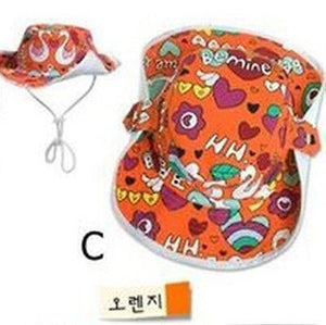 Kids Girls Boys Children Floppy Sun Hat Cap Cowboy Canvas hat Sunhat 1-3yrs