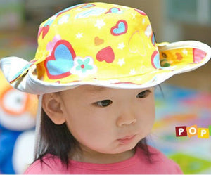Kids Girls Boys Children Floppy Sun Hat Cap Cowboy Canvas hat Sunhat 1-3yrs