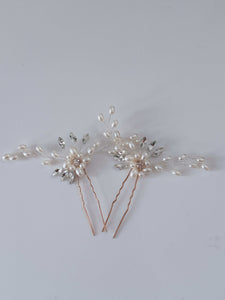 2PC Bridal Hair U Pins - Perfect Bridal Accessory
