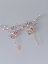 2PC Bridal Hair U Pins - Perfect Bridal Accessory Rose Gold